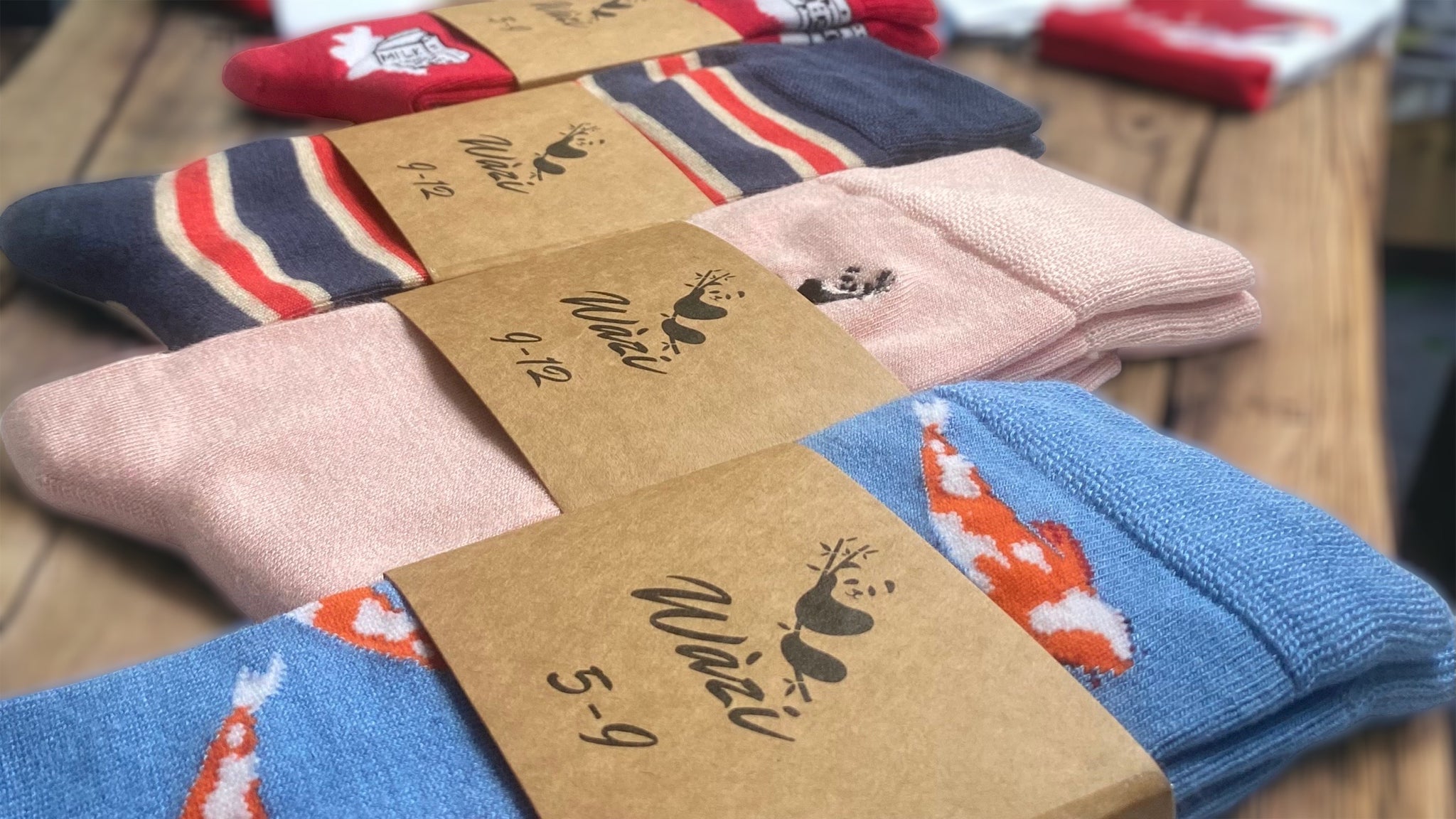 Bold socks for